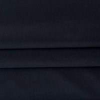 Tissu en Coton Grille Faiblement Élastique 125D Shaoxing Yuyuan 100% Polyester 163GSM Largeur 150CM pour Chemises, Pantalons, Vestes et Pantalons de Mode