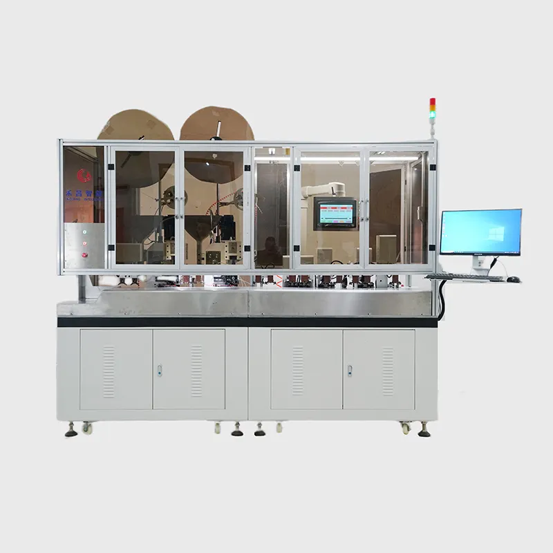 HC-50 +HMG Cabinet wire fully automatic tubing andstripping machine