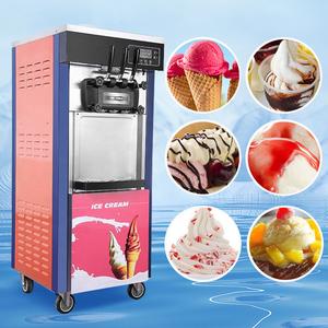 Máquina de helados de 3 sabores, para fruta de mesa - Product Image 1