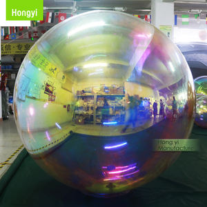 Hongyi Usine Personnalise Vend 0.6mm PVC Publicité Décoration Événement Gonflable Miroir <span class=keywords><strong>Boule</strong></span> - Product Image 2