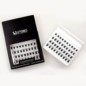 Groothandel Multi-Style DIY Wimperextensions Natuurlijke Volume Cluster Wimpers Hybride Pluizige Wimperclusters PBT Materiaal Privélabel - Product Image 4