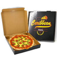 Cajas de Cartón Ecológicas Personalizadas, Caja Triple para Pizza