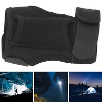 Lampe de poche portable et durable, support de lumière mains libres, gant de plongée, torche sous-marine, étui, autocollant magique, lampe photo