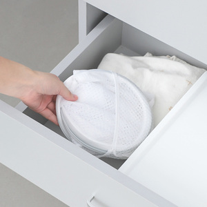 Cesto della biancheria <span class=keywords><strong>sporca</strong></span> a rete pieghevole con doppia stampa laterale grande capacità a doppio manico in rete cesto della biancheria sporco - Product Image 5