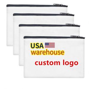 Sublimation <b>Makeup</b> <b>Bags</b> Blanks Custom logo <b>Quilted</b> Cosmetic <b>Bag</b> Private Label Custom Print logo Customized <b>Makeup</b> <b>Bag</b> With logo - Product Image 1