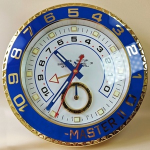 Horloge murale moderne de luxe de grande taille en métal esthétique ronde classique personnalisée de 14 pouces pour le <span class=keywords><strong>salon</strong></span> - Product Image 3
