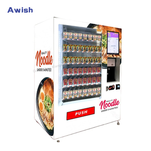 自動温水排出を備えた24時間セルフサービスインスタントヌードル自動販売機 - Product Image 3