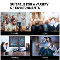 Projecteur DLP Mini Daqu de Haute Qualité K5 Android 9 OS 4K pour Extérieur, 350 Lumens ANSI, 2 Go 32 Go, Haut-parleur Bluetooth Stéréo, Lecteur Multimédia