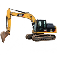 Excavadora Usada en Buen Estado, Modelo 2018, 95% Excelente Condición, Rendimiento de Motor Uniforme, Lista para Trabajar