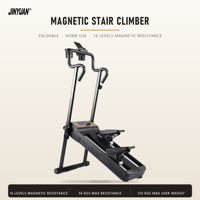 Machine d'escalade magnétique avec cadre en acier, affichage LED, 16 niveaux de résistance réglables, logo personnalisé OEM ODM, vente en gros