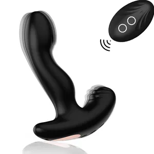MELO maschio massaggiatore della prostata Silicone adulto Dildo vibratore giocattoli del sesso per le donne uomini telecomando anale Butt Plug xxxxx xxxxx video