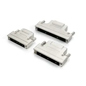 Scsi 68P Mannelijke Soldeer Of Idc Type Zinklegering Buitenschaal Met Schroef, Hpcn 68pin Plug, Mdr 68pin Mannelijke Connector