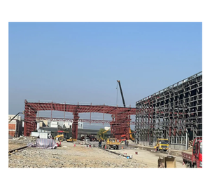 Estructuras de Acero Prefabricadas Modernas y Personalizables para Almacenes, Kits de Estructuras de Acero para Uso Comercial, Industrial y de Centros Comerciales - Product Image 6