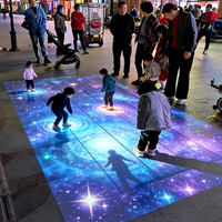 Système de projection au sol interactif pour enfants, jeu interactif de cartographie 3D avec logiciel projecteur