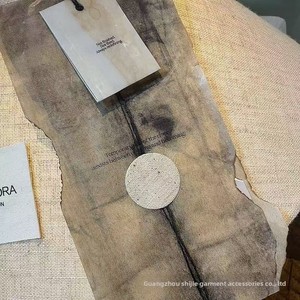 Etiquetas de Ropa Personalizadas <span class=keywords><strong>2026</strong></span> para Productos de Papel, Diseñadas por Diseñadores Independientes, Estilo Artístico, Marca Artesanal, Estructura Simple - Product Image 5