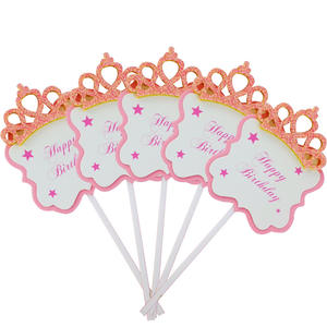 Decoración <span class=keywords><strong>para</strong></span> pasteles, corona, tarjeta <span class=keywords><strong>de</strong></span> inserción, tarjeta <span class=keywords><strong>de</strong></span> felicitación, lazo <span class=keywords><strong>de</strong></span> nube, decoración <span class=keywords><strong>para</strong></span> <span class=keywords><strong>mesa</strong></span> <span class=keywords><strong>de</strong></span> dulces <span class=keywords><strong>de</strong></span> cumpleaños - Product Image 4