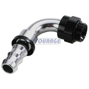 90 độ nhôm làm mát dầu phù hợp an6 an8 AN10 AN12 để Metric m22x1.5 đẩy vào vòi barb phù hợp Bộ chuyển đổi - Product Image 1