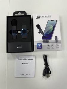 Wholesale K8 <strong>Wireless</strong> Lavalier <strong>Microphone</strong> Professional Mini Mic <strong>Wireless</strong> Collar Clip Mic Professional for Mobile Phone <strong>Vlogging</strong> - Product Image 3