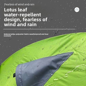 Carpa de <span class=keywords><strong>Camping</strong></span> para Exteriores, Doble Capa de Protección, <span class=keywords><strong>Material</strong></span> de Tela Oxford, Impermeable y Resistente al Sol, Carpa de Viaje - Product Image 5