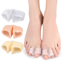 Séparateur d'orteils en silicone, correcteur d'hallux valgus, écarteur d'orteils pour orteils superposés, soulagement de la douleur au pied, soins des pieds, aide à l'alignement des orteils