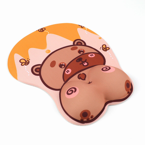 <strong>Factory</strong> Supply Custom Silicone Gel Boob Mouse Pad Anime <strong>Wrist</strong> <strong>Rest</strong> High Quality Ergonomic 3d Sexy Anime Gel Mousepad - Product Image 1