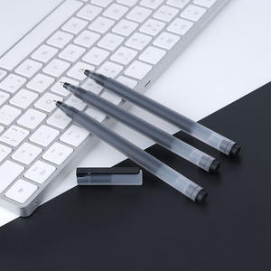 Commercio all'ingrosso personalizzabile 0.5mm penna Gel con Logo di stampa di grande capacità nero blu rosso carbonio cancelleria di plastica per la pubblicità - Product Image 4