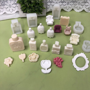 Формочка «сделай сам» для раннего подъема в бутылочке духов, свечи, мыло ручной работы, силиконовая форма в виде свечи для ароматерапии, настольные украшения, украшения для дома - Product Image 2