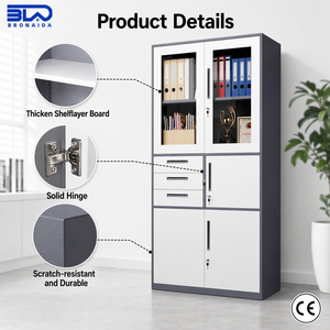 Archivador Metálico Resistente para Oficina, Uso Legal, Contabilidad y Corporativo, Almacenamiento de Documentos con Cerradura, Personalizable OEM - Product Image 2