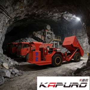 Camión Volquete Articulado Subterráneo Kapuro TU-10 de 10 Toneladas con Tracción 4x4 y Conjunto de Motor y Bomba - Product Image 3