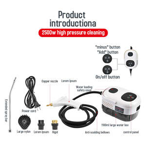 Limpiador a Vapor de Alta Presión, Máquina de Limpieza a Vapor para Autos, Limpiador a Vapor Portátil, Nettoyeur Vapeur, Stoomreiniger - Product Image 6