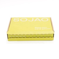 Boîte d'expédition personnalisée à couvercle articulé, en carton ondulé, pour emballage cadeau, avec impression et logo sur mesure