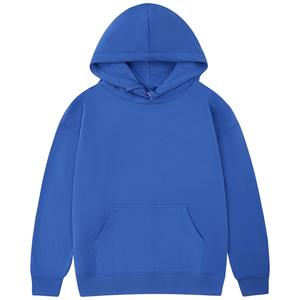 Sweat à capuche poids lourd avec logo personnalisé 380 GSM unisexe grande taille automne solide - Product Image 1