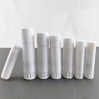 Tube de baume à lèvres à ouverture facile, emballage cosmétique vide en plastique en forme de tube de rouge à lèvres, avec bouchon à vis, traitement de sérigraphie Yolio 25mm