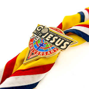 دبوس شعار مخصص من المصنع بتصميم 'صدقوا الوعد'، دبوس مطلي بالمينا الصلبة، شارة للمؤمنين في اليوم السابع - Product Image 5