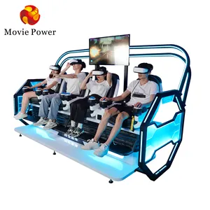 9d sanal gerçeklik sinema 4 kişi vr hız treni simülatörü eğlence parkı 9d sinema sürmek vr tema parkı