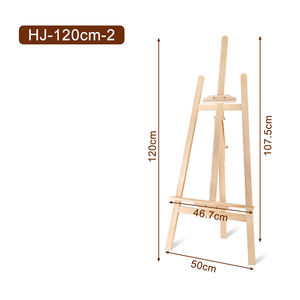 Xin Bowen fournitures de bureau scolaire chevalet en bois de hêtre de haute qualité 90/120/150/175cm chevalet support pour peinture - Product Image 3