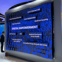 Affichage interactif intelligent à matrice LED mécanique dynamique cinétique 4K HDR, étanche, lisible en plein soleil, pour intérieur/extérieur, facile à louer