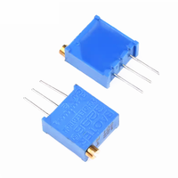 3296W-103 Kit potentiomètre multitour 3296W haute précision 3296 résistance variable 500R 1K 2K 5K 10K 20K 50K 100K