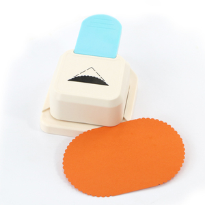 Kamei Sóng Vòng Tròn Tất Cả Các Xung Quanh Góc Đấm Lớn Ưa Thích Giấy Lỗ Đấm Đòn Bẩy Thủ Công Lỗ Đấm Cho Giấy Crafting Scrapbooking - Product Image 2