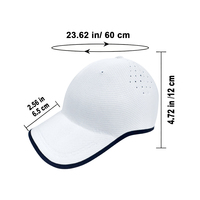 Casquette de baseball personnalisée brodée, respirante et imperméable en polyester pour le sport, la course, le golf, avec logo d'entreprise et motif nœuds