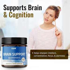 Aeglwell OEM Private Label <span class=keywords><strong>Brain</strong></span> boost integratore concentrazione di messa a fuoco per migliorare la memoria salute del cervello Gummies organico - Product Image 3
