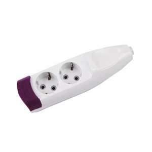 2-weg Europese Standaard Overspanningsbeveiliging Stekkerdoos - Product Image 1