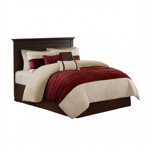 Ensemble de couette Db 7 pièces, motif floral tissé, taille Queen, King, Super King, pour chambre à coucher, maison, hôtel, mariage - Product Image 1