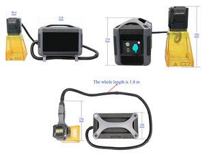 Độ Chính Xác Cao Vàng Bạch Kim Thép Đồng 20W/30W/50W Cầm Tay Sợi Laser Cầm Tay Đánh Dấu Lazer Máy Khắc - Product Image 2