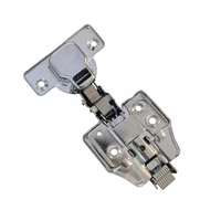 Charnière de table pliante dissimulée à glissière continue, petite charnière de porte en acier 3D à fermeture douce pour armoires et meubles