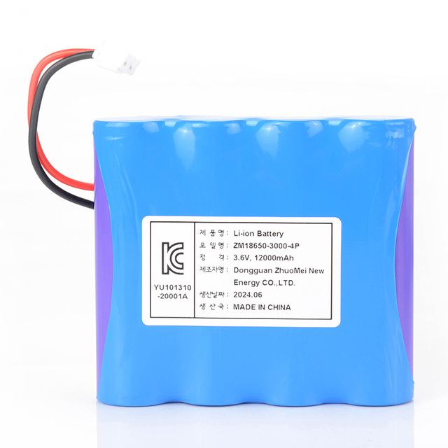 KC Certificate 18650 Battery Pack 12000mAh 3.7v 1S4P ( 3000mAh ) Rechargeable Li-ion Battery 18650 Lithium Ion Batteries Cells
