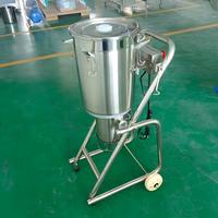 Pengolah Makanan Komersial 32L Baja Tahan Karat Pemotong Buah Blender Penggiling Bawang Putih Penggiling Daging Penggiling Sayuran Motor 220V