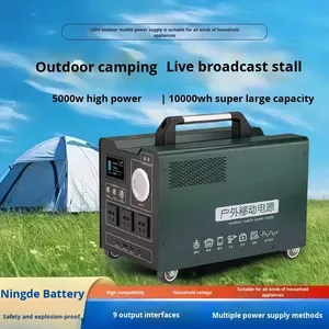 สถานีพลังงานแสงอาทิตย์แบบพกพา 5000W MPPT สำหรับใช้งานกลางแจ้ง ตั้งแคมป์ ท่องเที่ยว ตลาดกลางคืน รุ่น XRN-5000 คลื่นไซน์บริสุทธิ์ - Product Image 2
