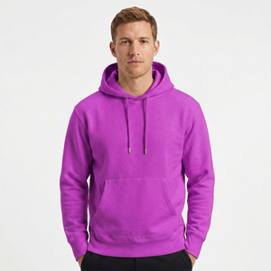 Custom Formal Unisex Half Zip Hoodies Embroidered New Design Solid Long Sleeve Spandex/Cotton Fleece Casual Streetwear for - Product Image 1