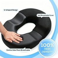Coussin de siège de chaise de bureau en mousse à mémoire de forme personnalisable, à récupération lente, en forme de donut (O-Shaped), pour les personnes qui passent de longues heures assises, soutien des hanches et des fesses